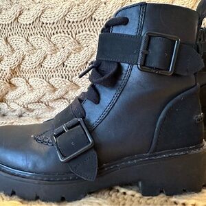 UGG Black Combat & Moto Boots